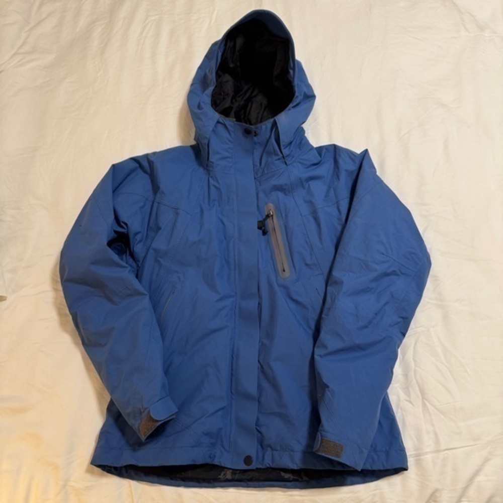 Columbia Jacket Womens Medium Blue Titanium Omni Tech Interchange